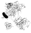 Page A Diagram and Parts List for 216-430-000 1996 Yard Machines Tiller